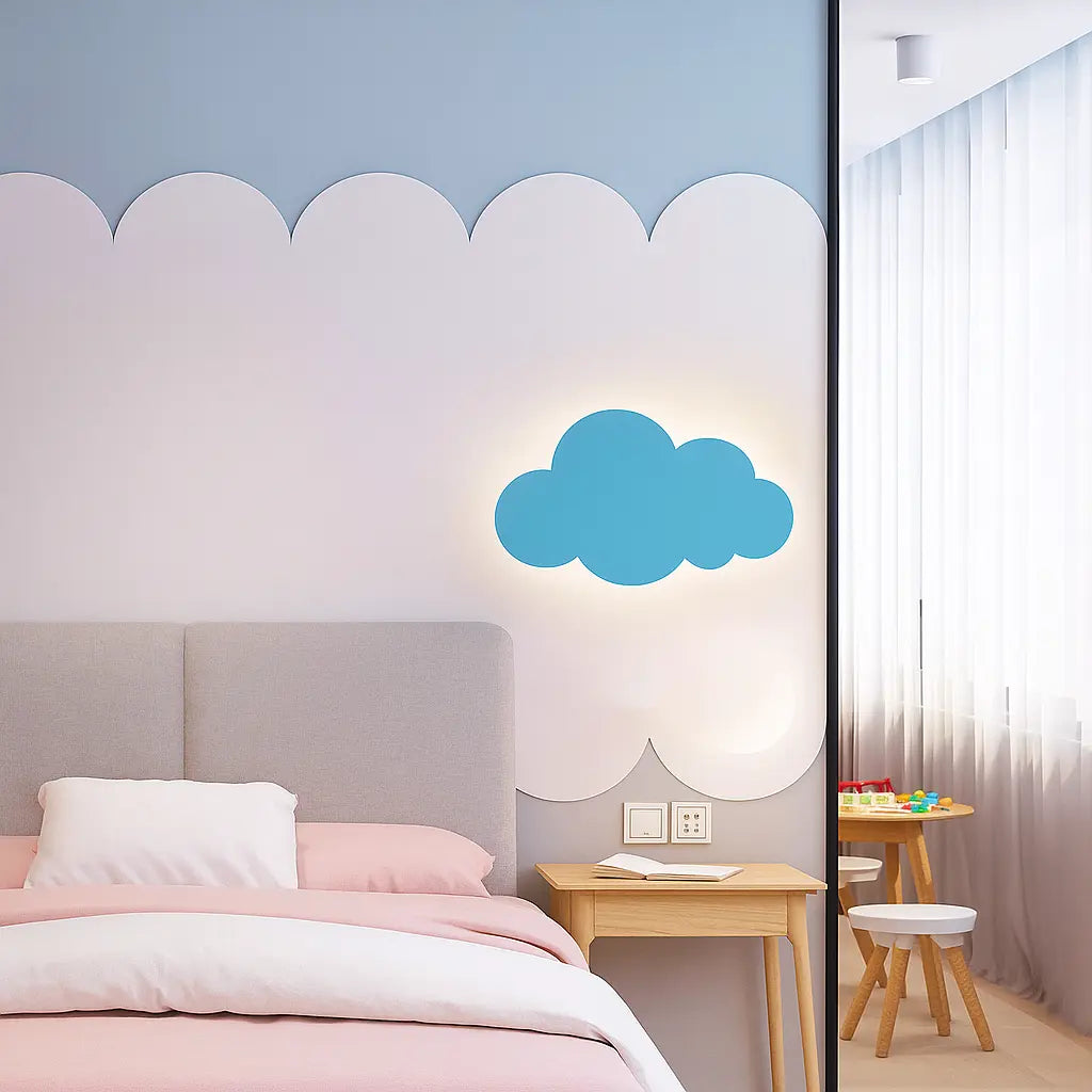 Applique murale nuage LED – Veilleuse décorative chambre enfant