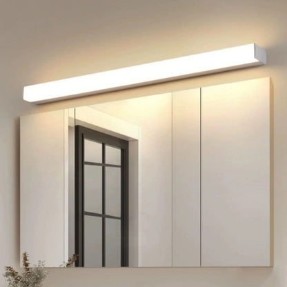 Applique LED miroir noire ou argent – Éclairage blanc pour salle de bain 30/40/50 cm