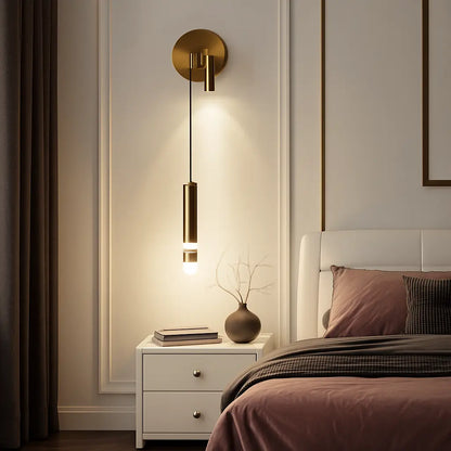 Applique murale moderne pour intérieur – Luminaire mural rotatif élégant