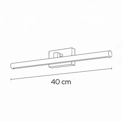 Applique murale LED bois rotatif – éclairage chaud pour salle de bain ou chambre