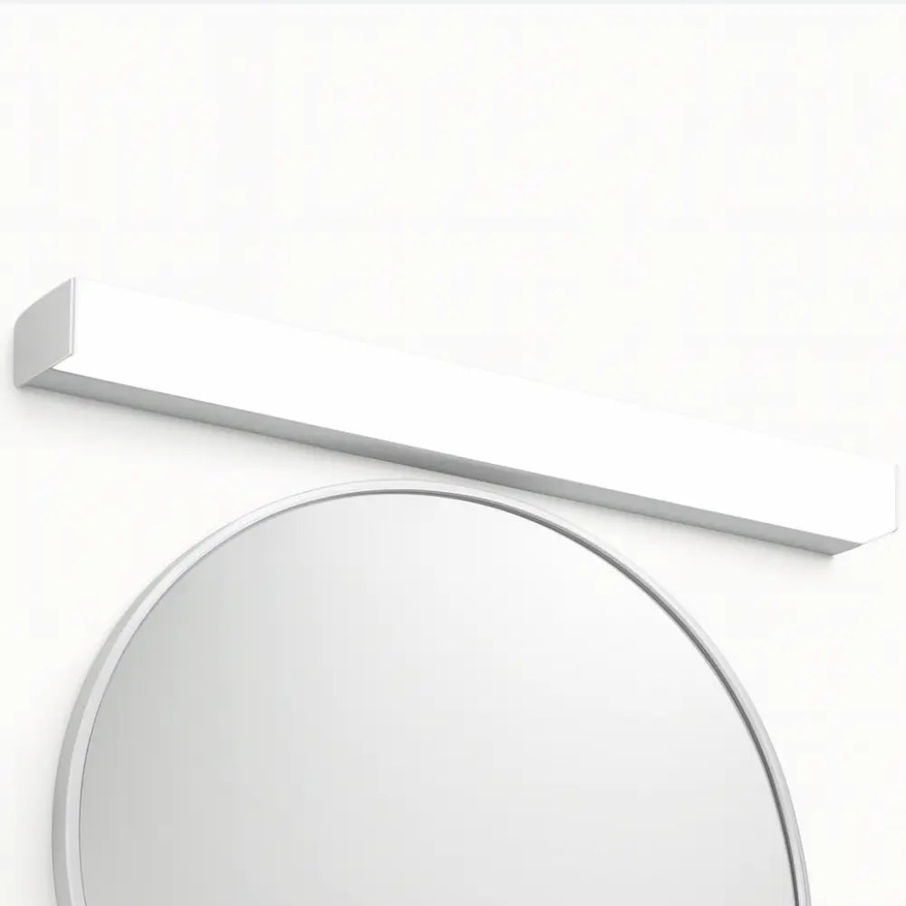 Applique LED miroir noire ou argent – Éclairage blanc pour salle de bain 30/40/50 cm