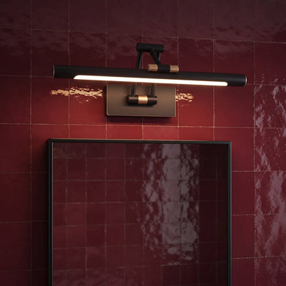 Applique Murale Salle de Bain Noire, Design Élégant, IP44 Étanche