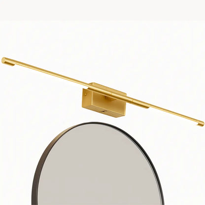 Applique LED miroir noire ou dorée – Éclairage chaud salle de bain 60/80/100 cm