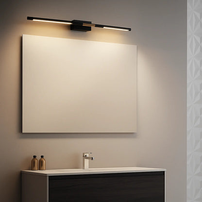 Applique LED miroir noire ou dorée – Éclairage chaud salle de bain 60/80/100 cm