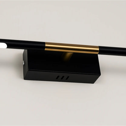 Applique LED miroir noire ou dorée – Éclairage chaud salle de bain 60/80/100 cm