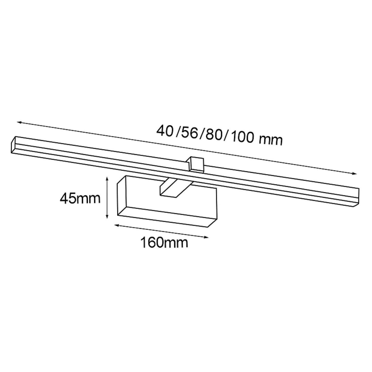 Applique Murale LED Design pour Miroir - Éclairage Moderne & Élégant