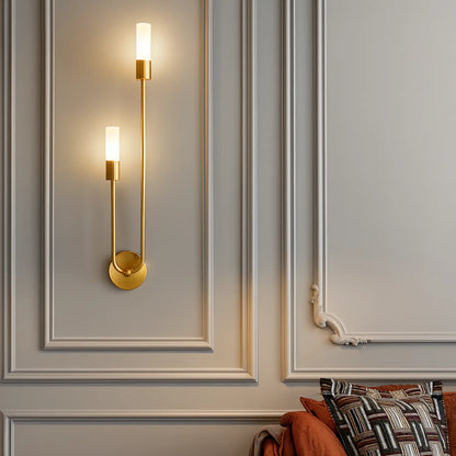 Applique Murale Noire ou Dorée – Design Élégant Scandinave pour Intérieur Contemporain