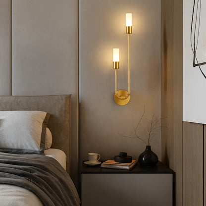 Applique Murale Noire ou Dorée – Design Élégant Scandinave pour Intérieur Contemporain