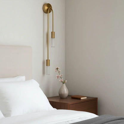 Applique Murale Noire ou Dorée – Design Élégant Scandinave pour Intérieur Contemporain