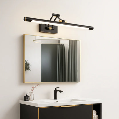 Applique Murale Salle de Bain Noire, Design Élégant, IP44 Étanche