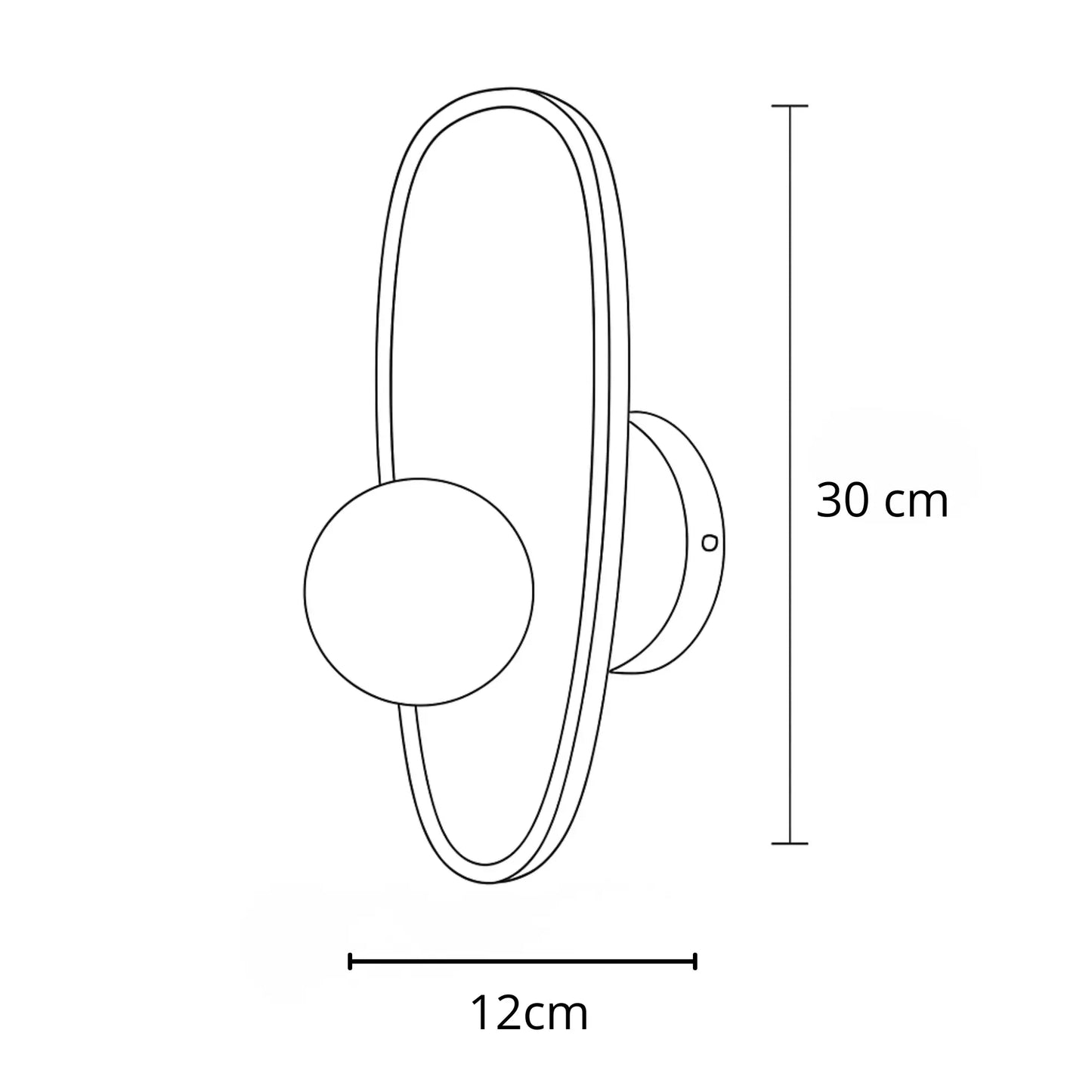 Applique murale LED bois naturel – lumière chaude, design moderne