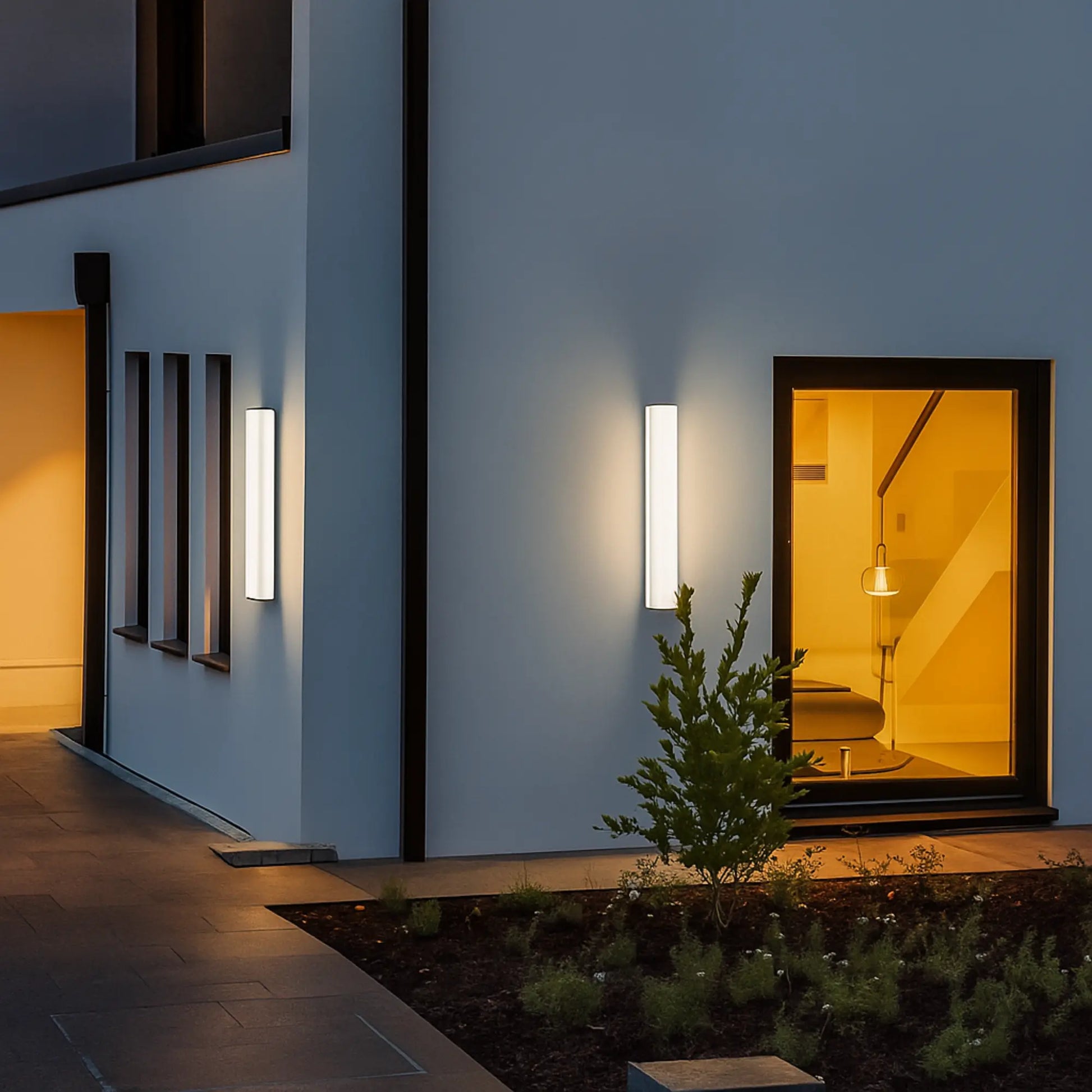 Applique murale LED extérieure étanche – IP65, 30 à 150 cm, lumière blanche