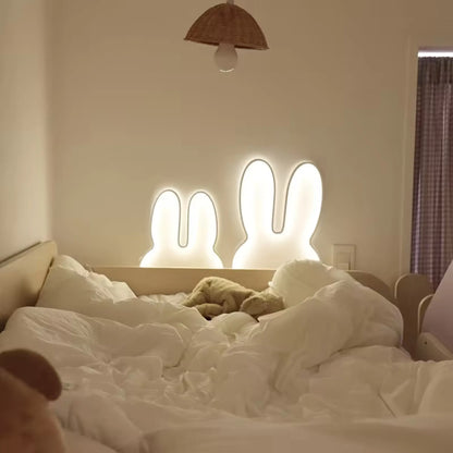 Applique murale LED lapin avec câble – veilleuse décorative chambre enfant