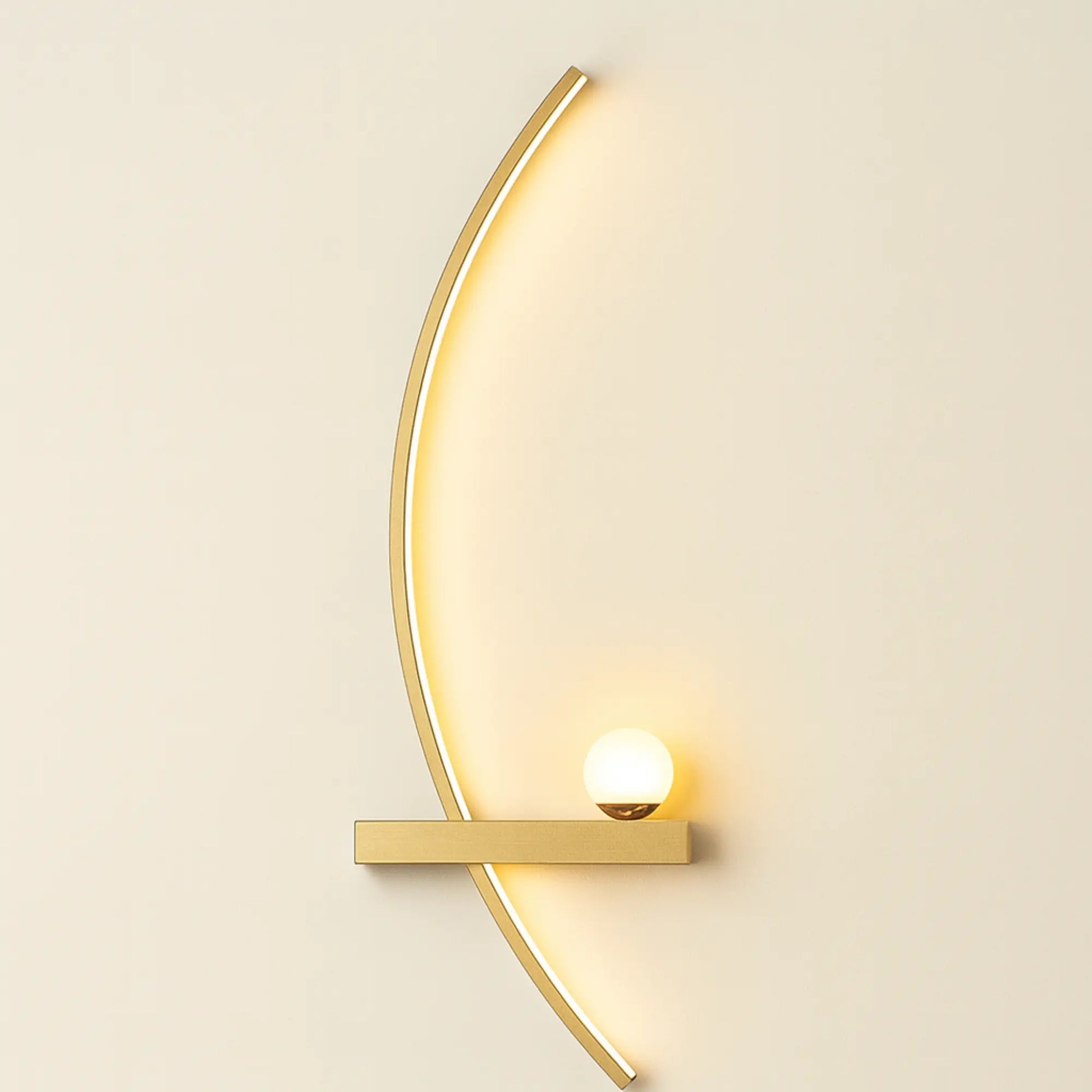 Applique murale LED moderne – design arc lumineux minimaliste