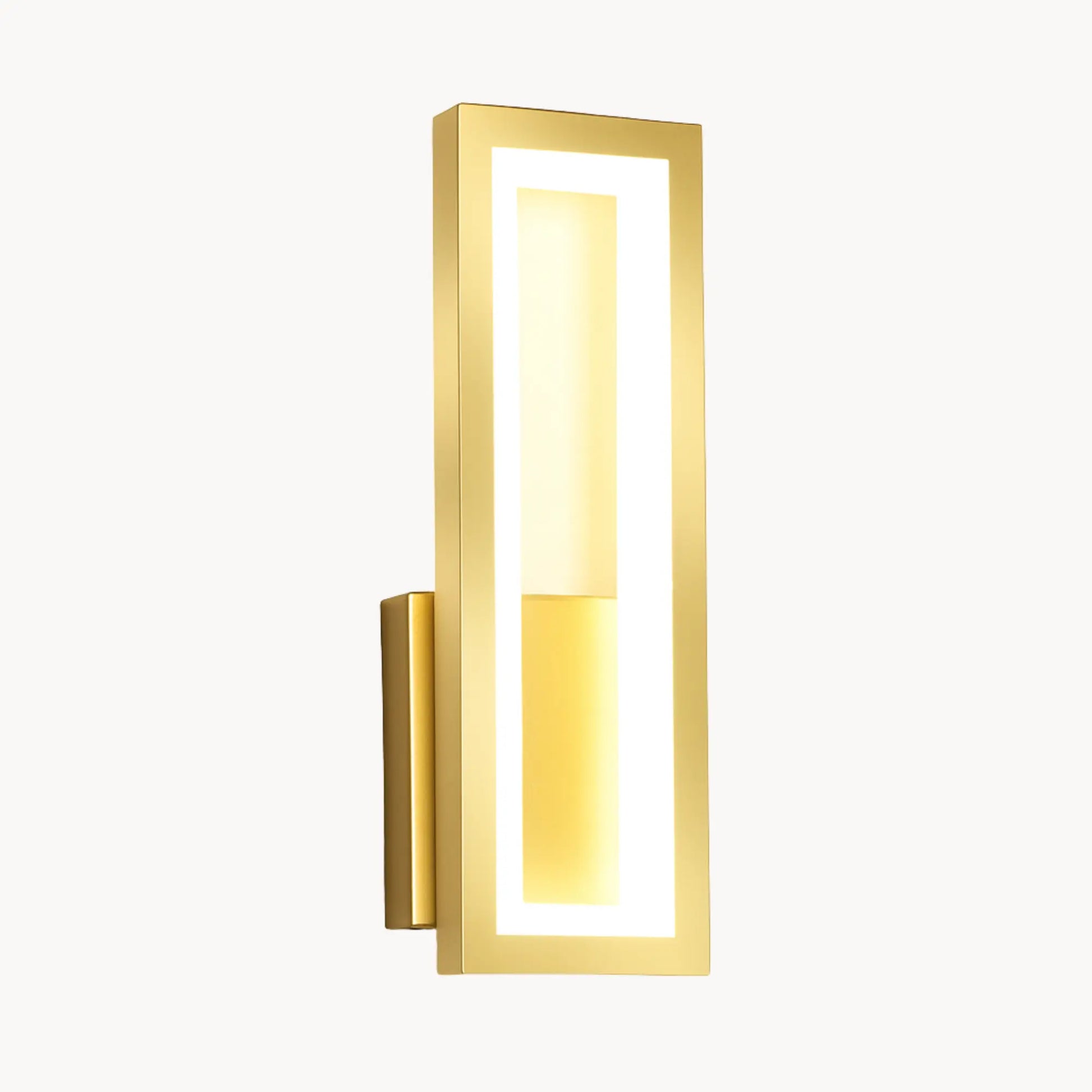 Applique murale LED moderne – design rectangulaire vertical minimaliste