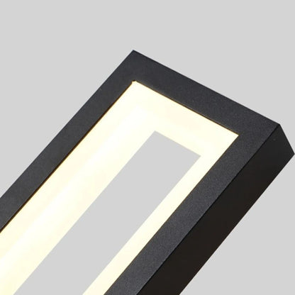 Applique murale LED moderne – design rectangulaire vertical minimaliste