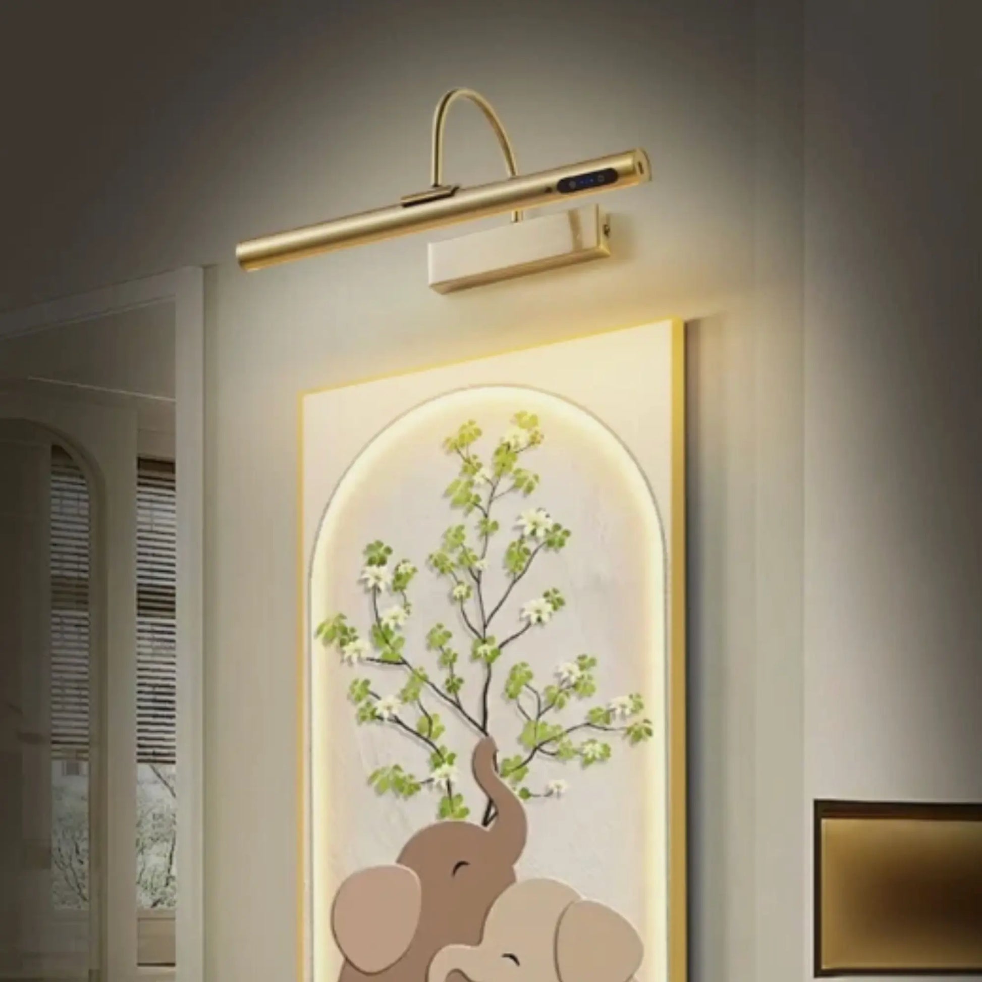 Applique murale LED rechargeable avec télécommande – éclairage directionnel