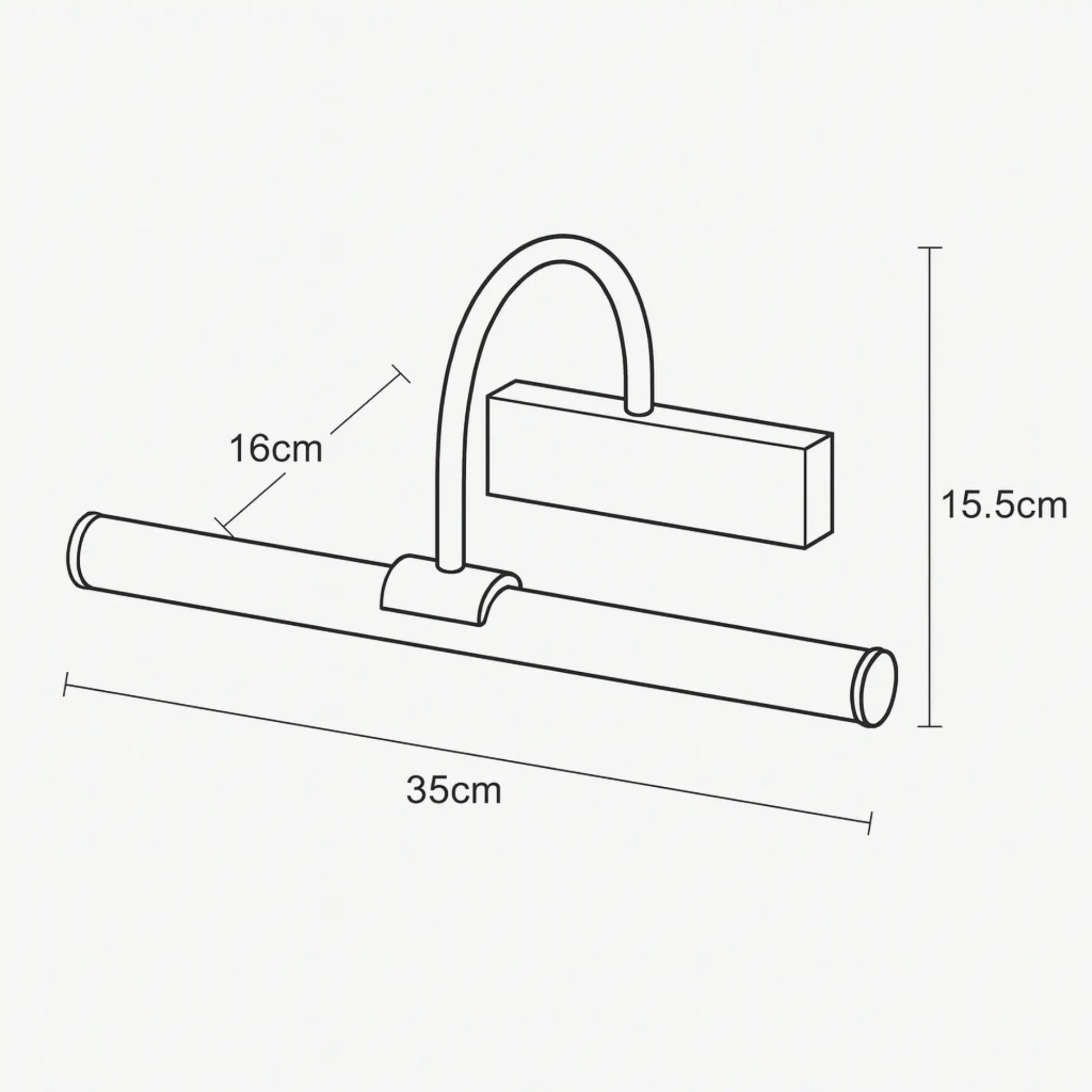 Applique murale LED rechargeable avec télécommande – éclairage directionnel