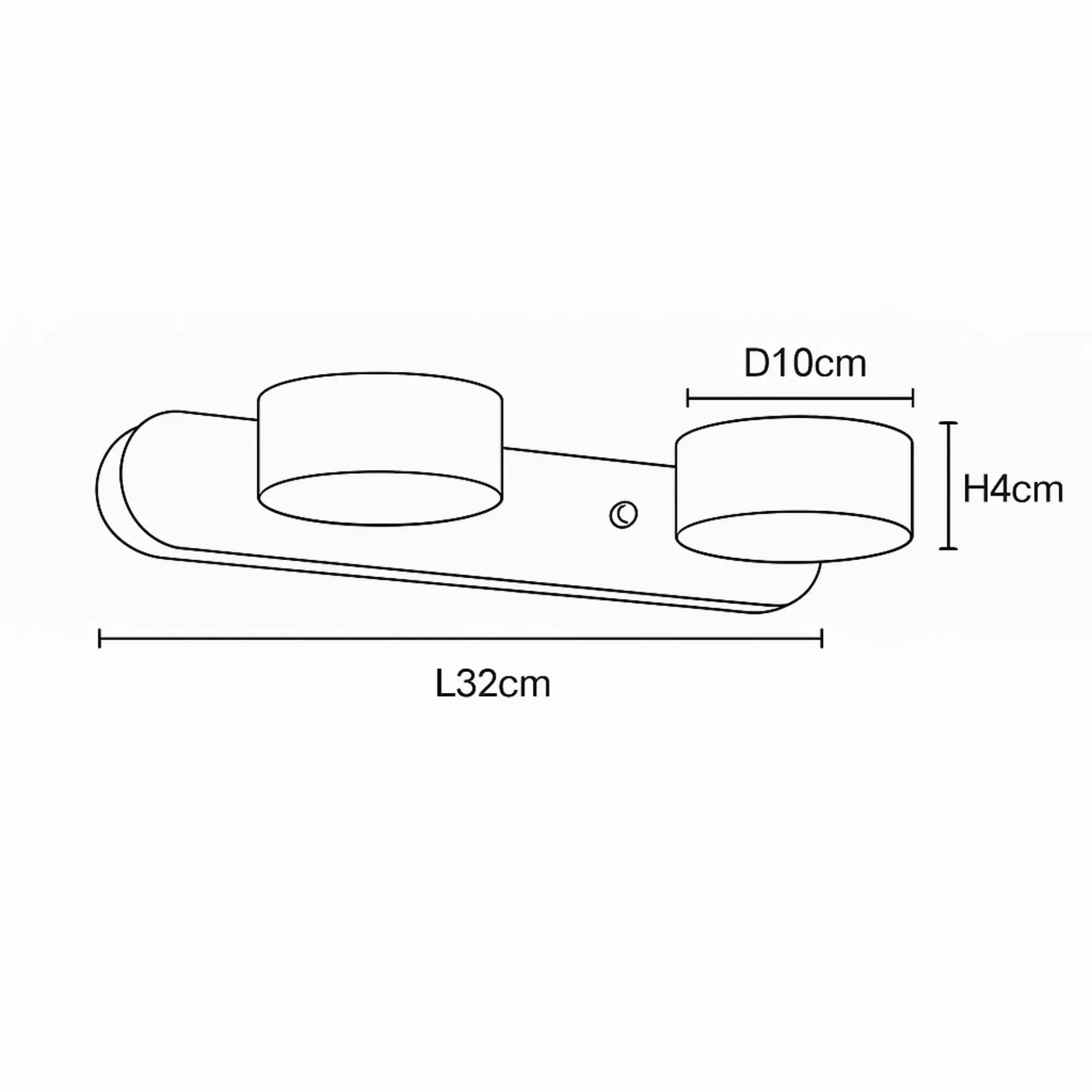 Applique murale LED salle de bain – Bois clair & travertin, design minimaliste