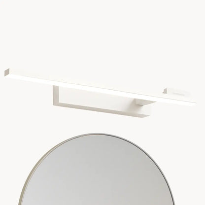 Applique murale Salle de bain LED rotative – design linéaire noir ou blanc