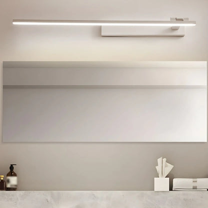 Applique murale Salle de bain LED rotative – design linéaire noir ou blanc