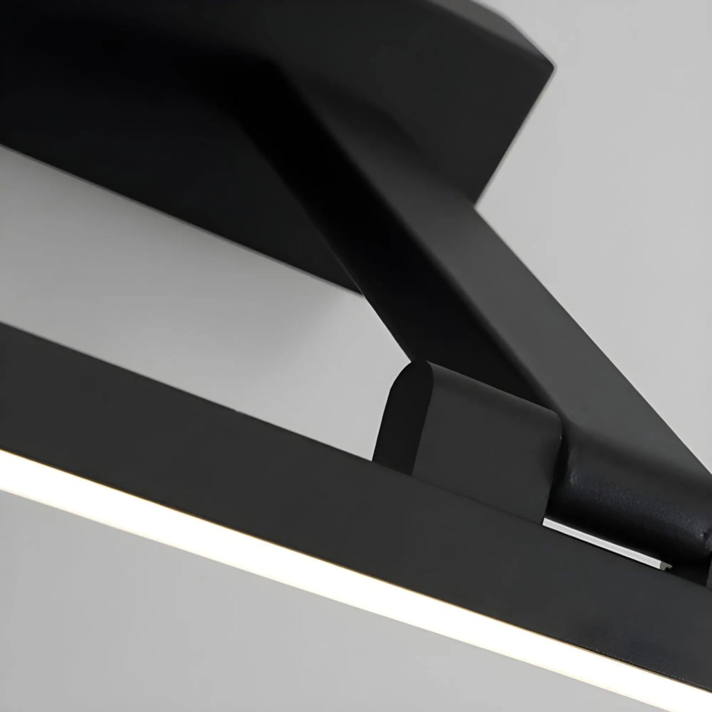 Applique murale Salle de bain LED rotative – design linéaire noir ou blanc