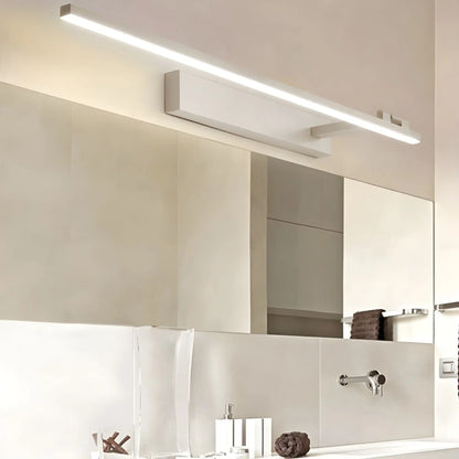 Applique murale Salle de bain LED rotative – design linéaire noir ou blanc