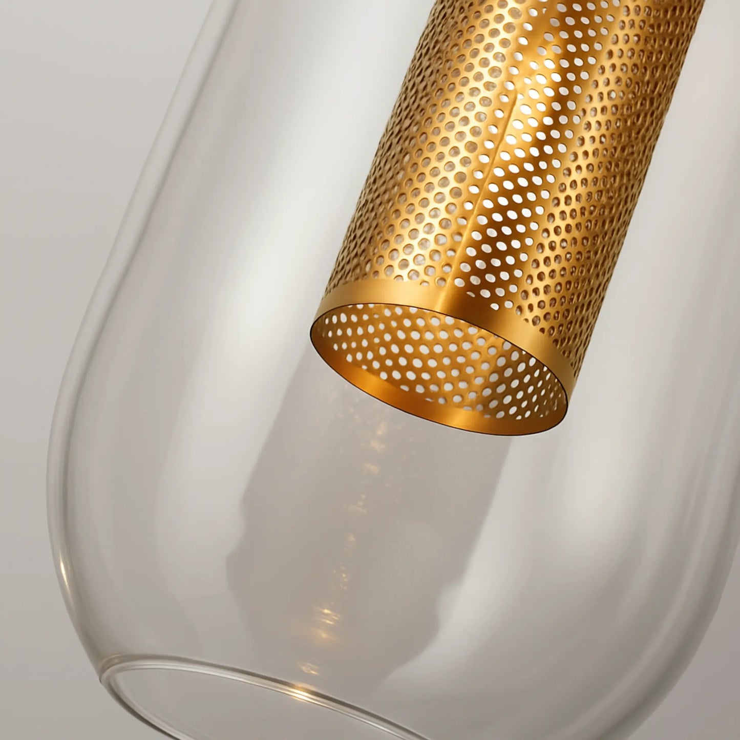 Applique murale design en verre clair – éclairage décoratif moderne