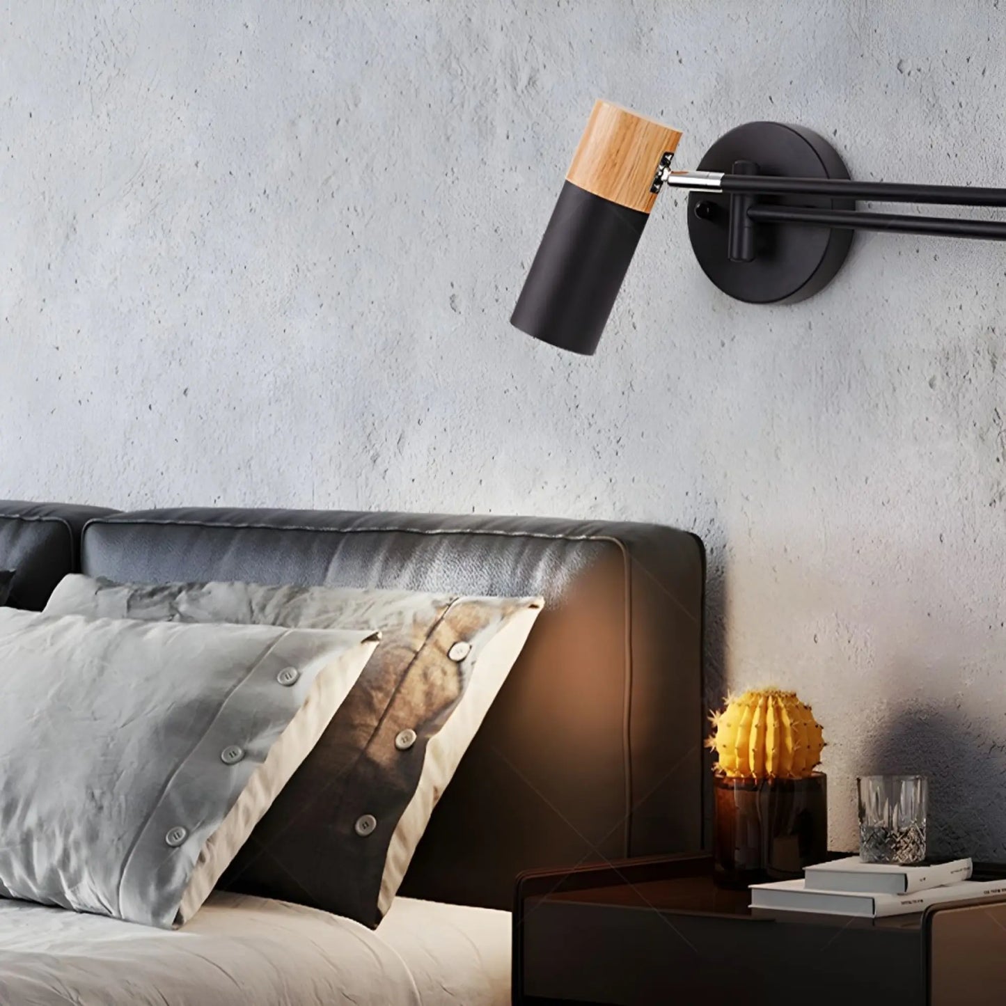 Applique murale design orientable – bras télescopique, chambre ou bureau