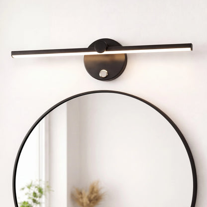 Applique murale salle de bain LED avec interrupteur – Éclairage mural moderne pour miroir