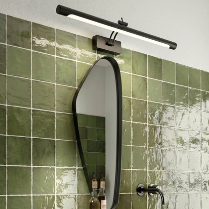 Applique murale salle de bain LED rectangulaire – finition argent, chromée, dorée, noire