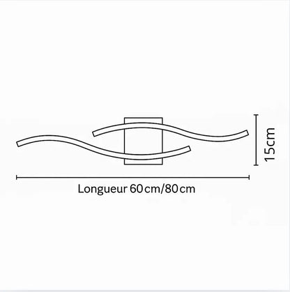 Applique Murale LED Design Moderne – Éclairage Ambiance Intérieure