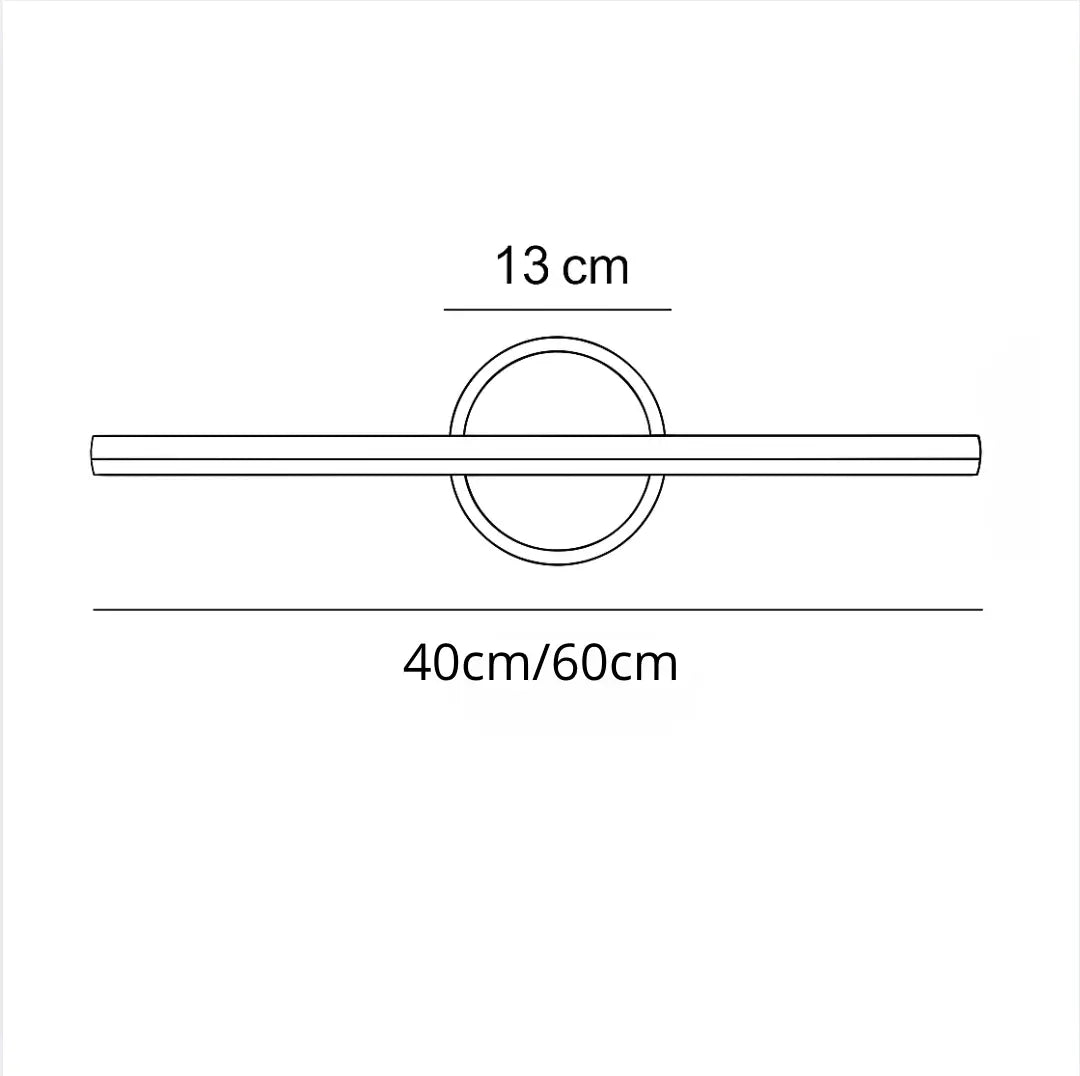 Applique murale LED linéaire – Idéale pour miroir ou salle de bain