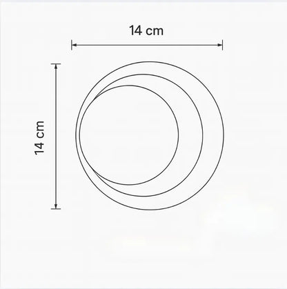 Applique murale LED rotative 360° – Design moderne en aluminium