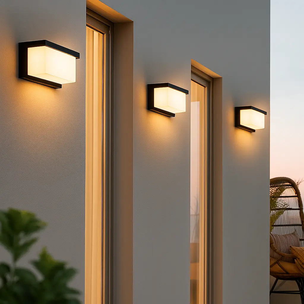 Applique murale extérieure moderne – Éclairage LED étanche pour façade, jardin ou terrasse
