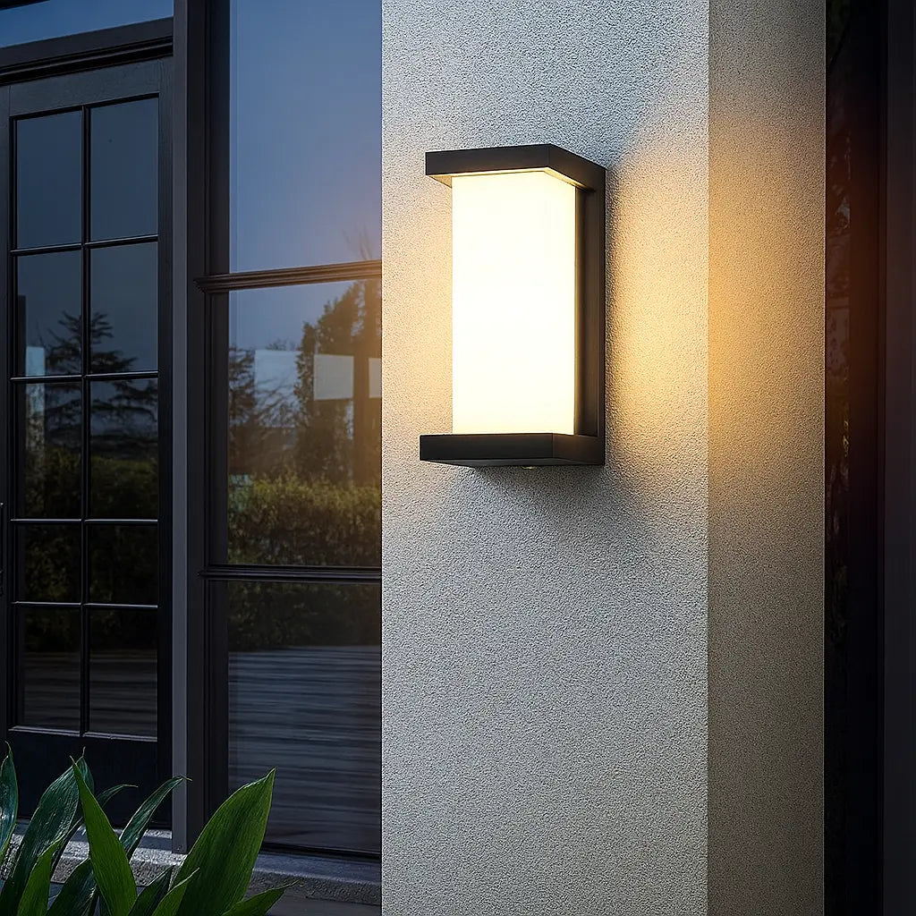 Applique murale extérieure moderne – Éclairage LED étanche pour façade, jardin ou terrasse