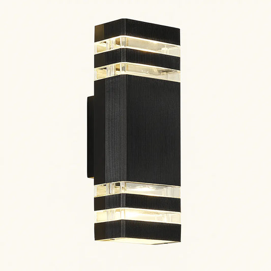 Applique murale extérieure LED étanche – Design moderne, éclairage façade ou jardin