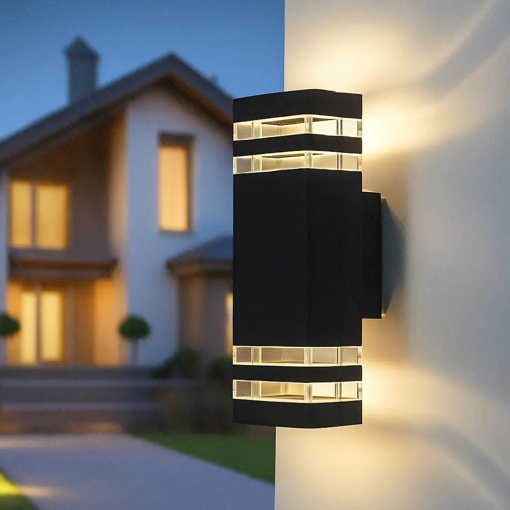 Applique murale extérieure LED étanche – Design moderne, éclairage façade ou jardin
