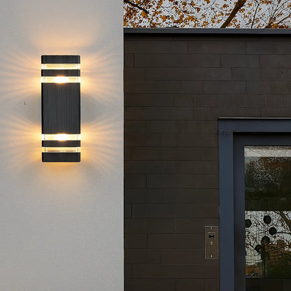 Applique murale extérieure LED étanche – Design moderne, éclairage façade ou jardin