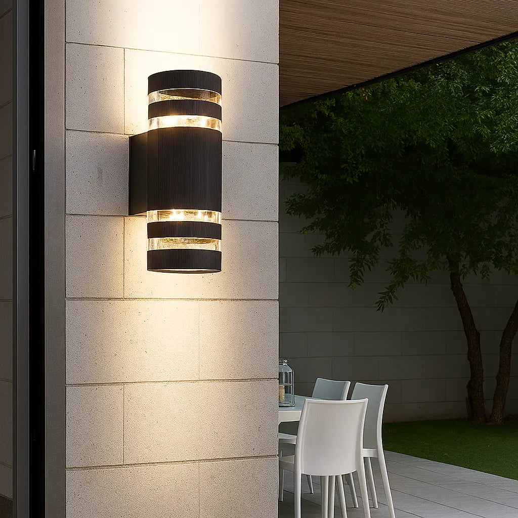 Applique murale extérieure LED étanche – Design moderne, éclairage façade ou jardin