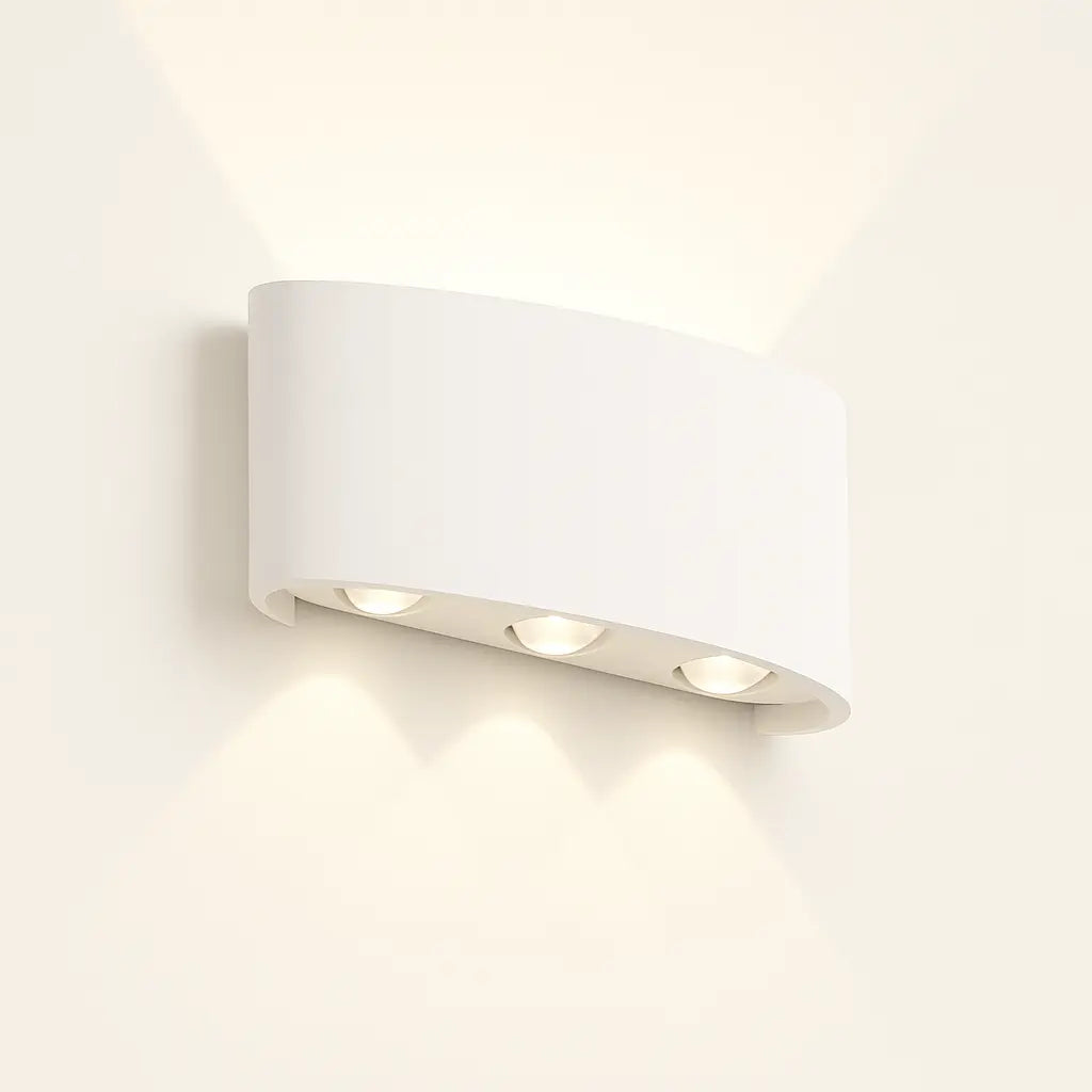 Applique murale extérieure LED étanche – Éclairage haut et bas moderne