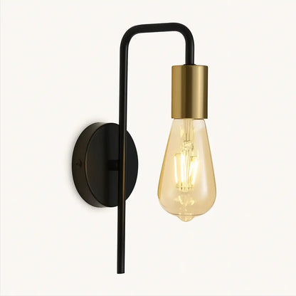 Applique Murale Métal Minimaliste – Miroir, Couloir ou Chambre – E27 Ampoule LED/Edison