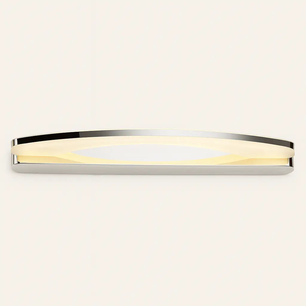 Applique murale salle de bain LED design chrome – Éclairage moderne et élégant