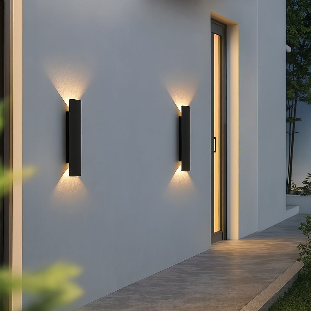 Applique murale LED extérieure moderne – Éclairage double faisceau haut et bas