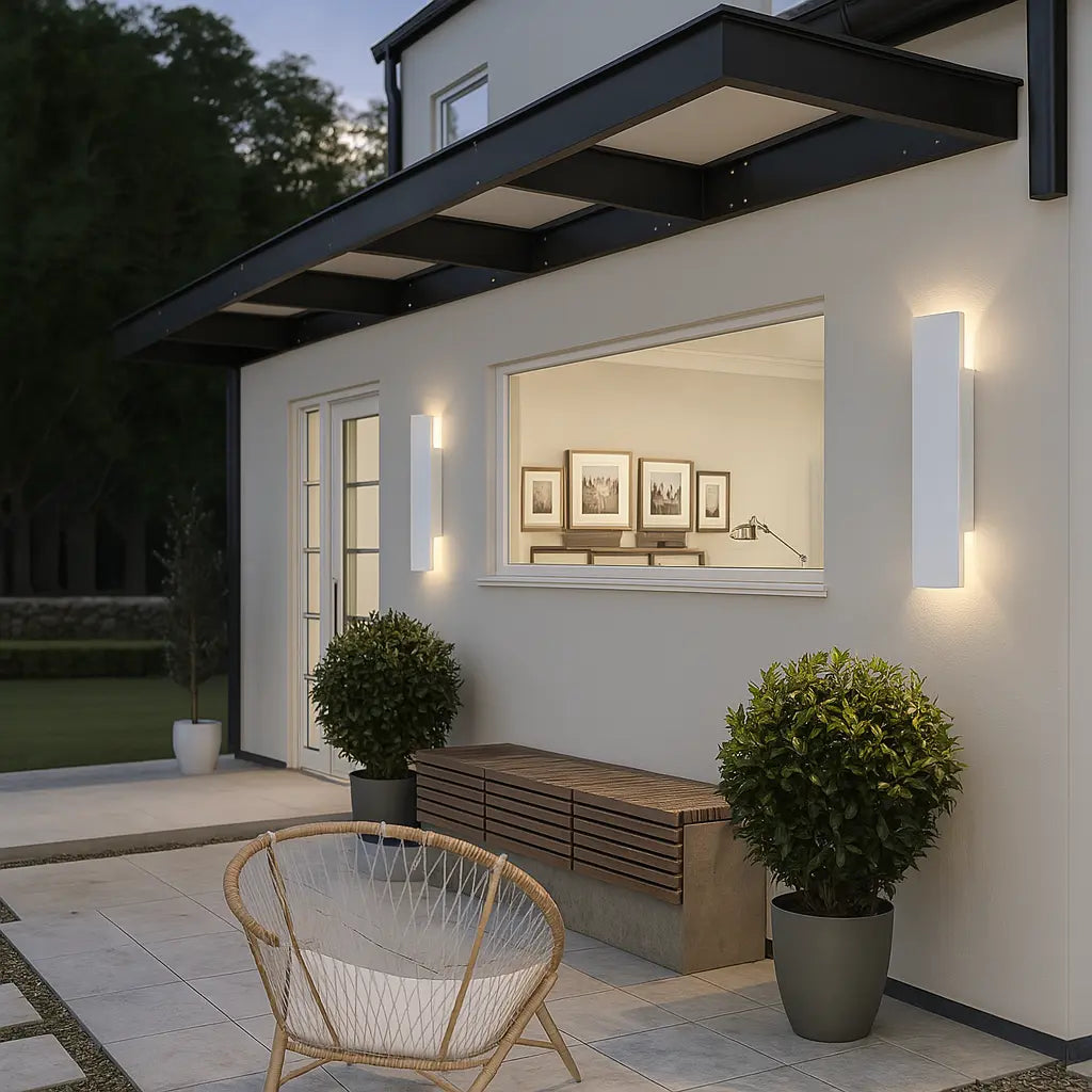 Applique murale LED extérieure moderne – Éclairage double faisceau haut et bas