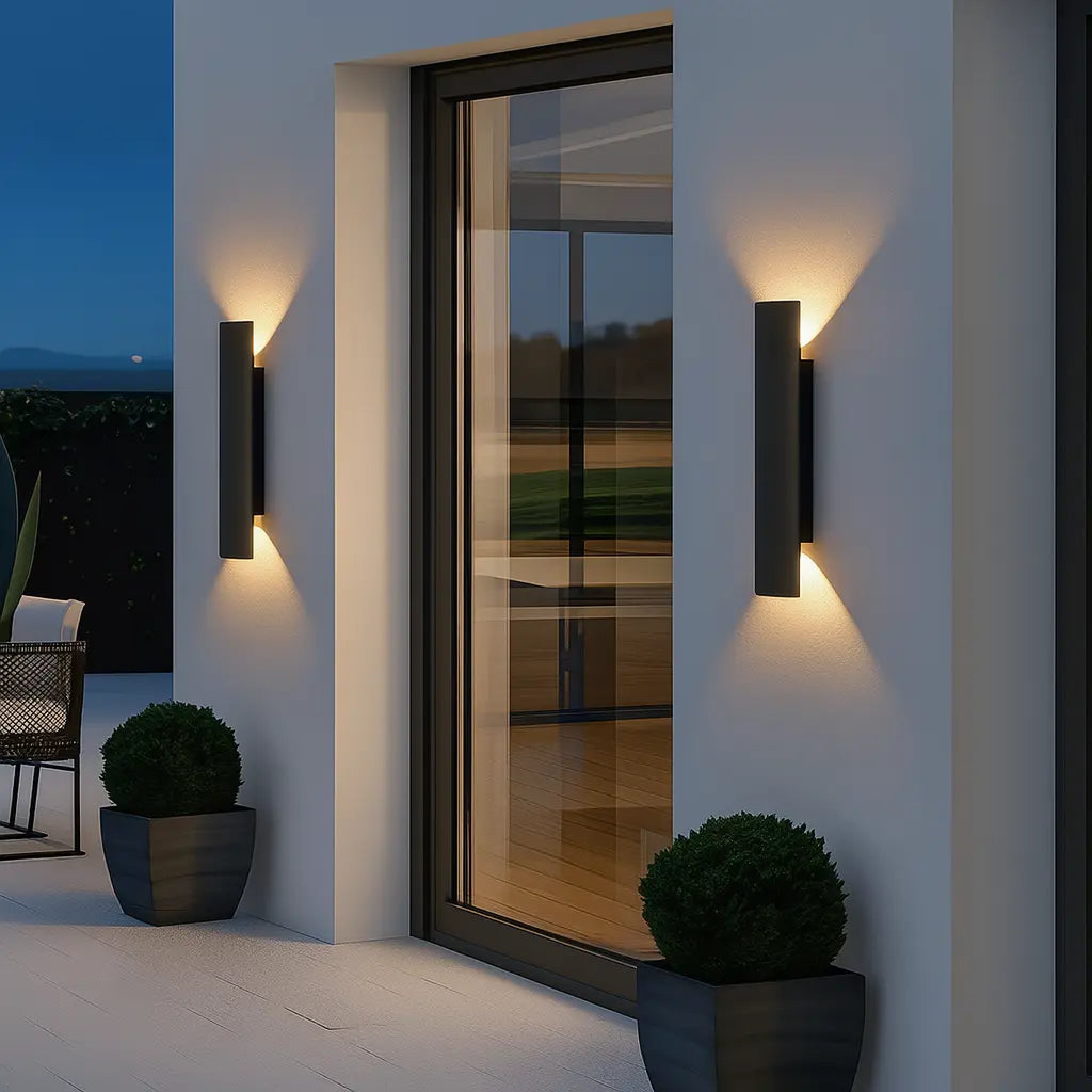 Applique murale LED extérieure moderne – Éclairage double faisceau haut et bas