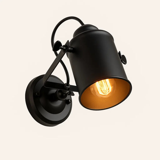 Applique murale rétro façon projecteur – éclairage directionnel