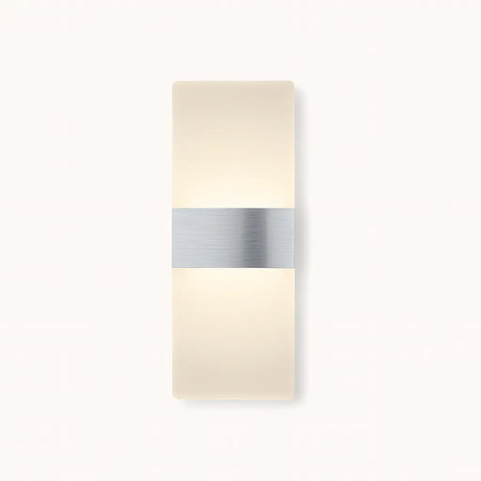 Applique murale design en métal brossé – Lumière douce, pour déco murale élégante