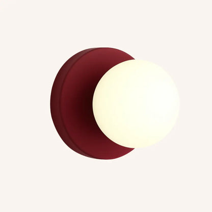 Applique murale LED en verre opale – Style scandinave et chaleureux