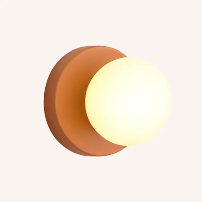 Applique murale LED en verre opale – Style scandinave et chaleureux